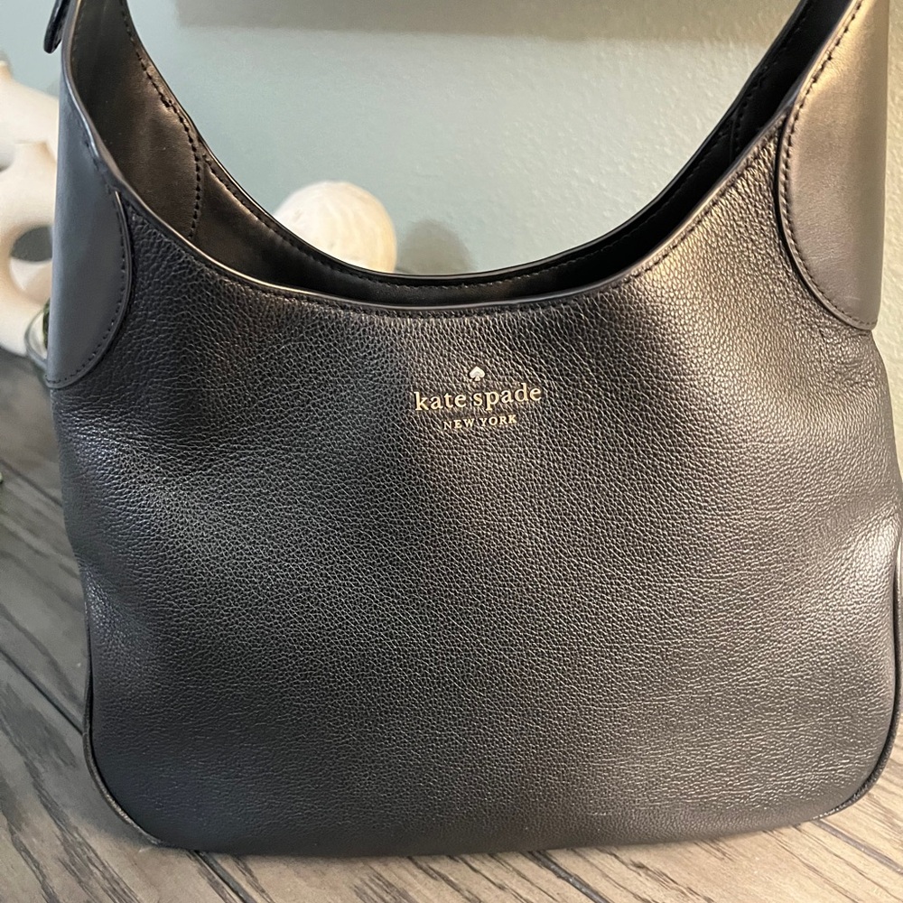 Kate Spade Black Leather Shoulder Bag
